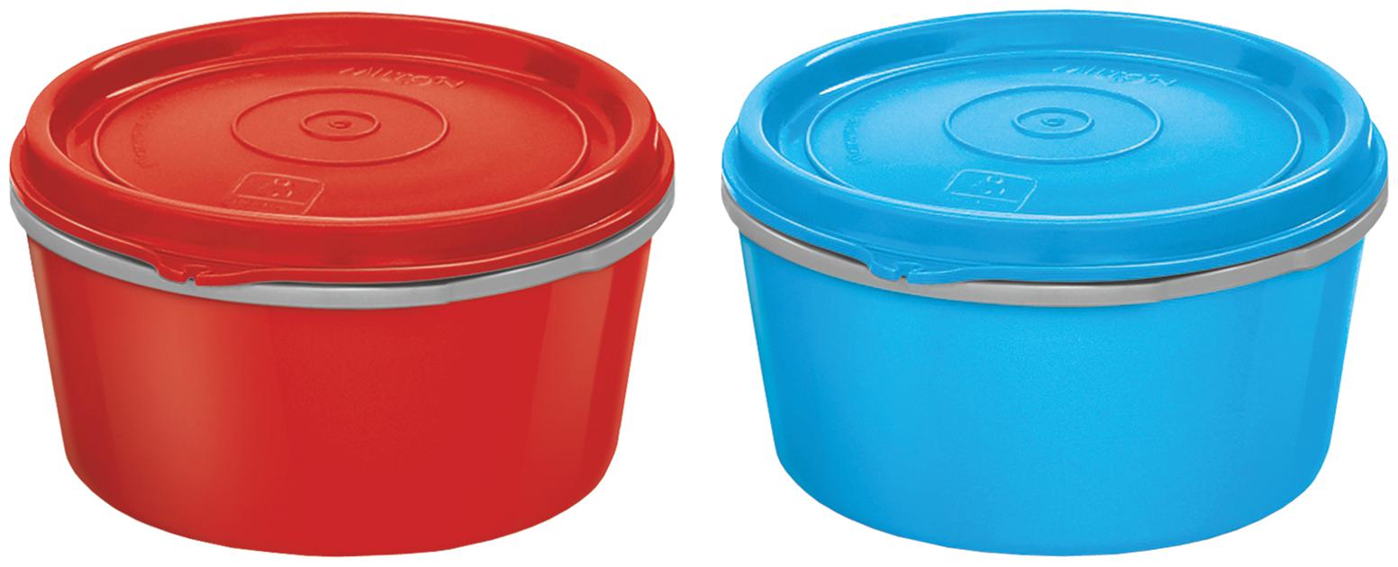 

Milton Microwave Safe Inner Steel Tiffin Container (Set of 2)