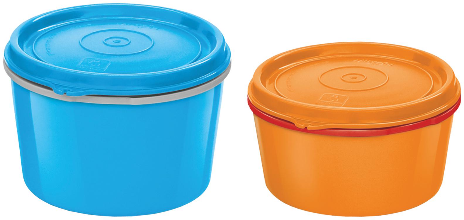 

Milton Microwave Safe Inner Steel Tiffin Container (Set of 2)