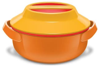 Milton Microwow Insulated Casserole, 1 pc, 1.5 L, Orange