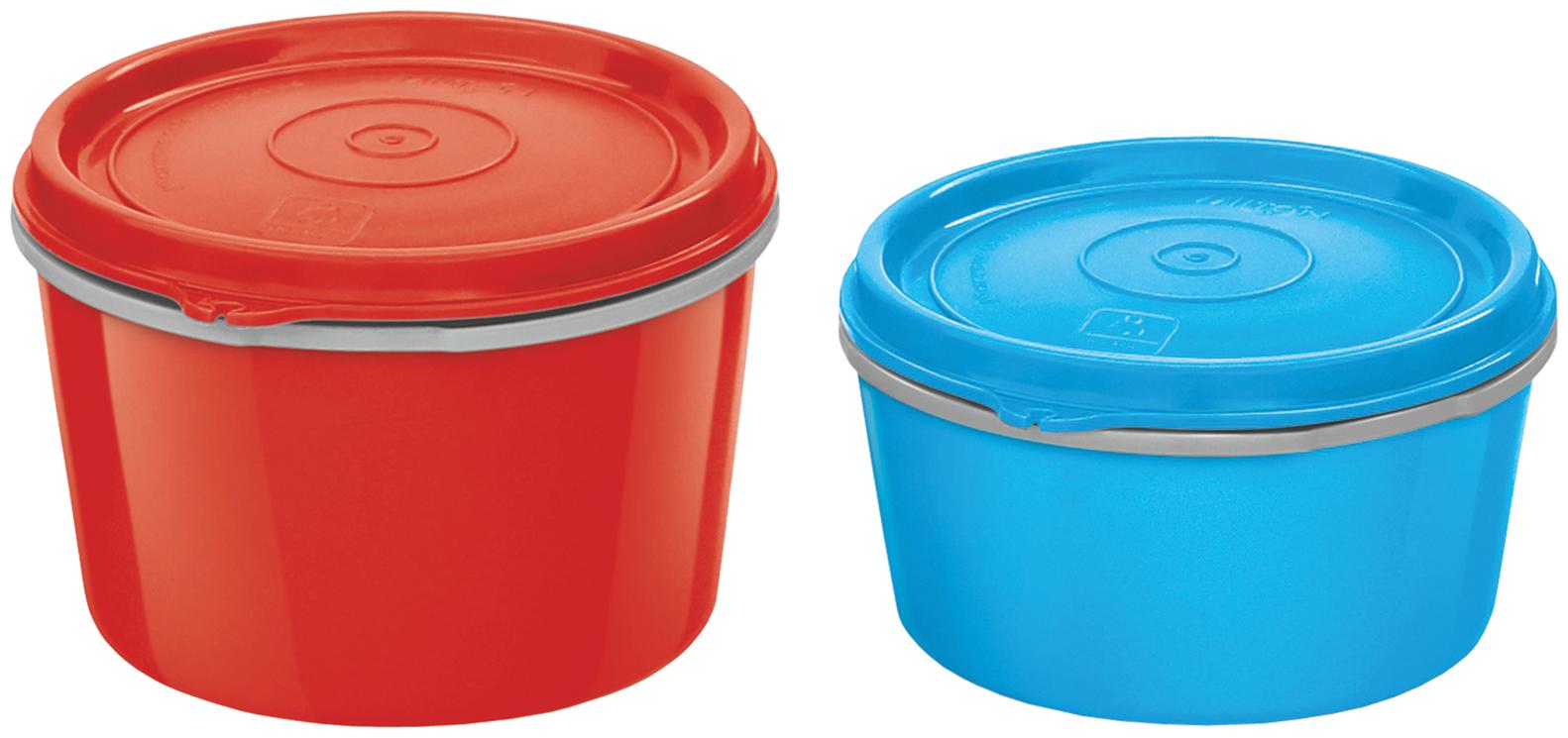 

Milton Microwave Safe Inner Steel Tiffin Container (Set of 2)