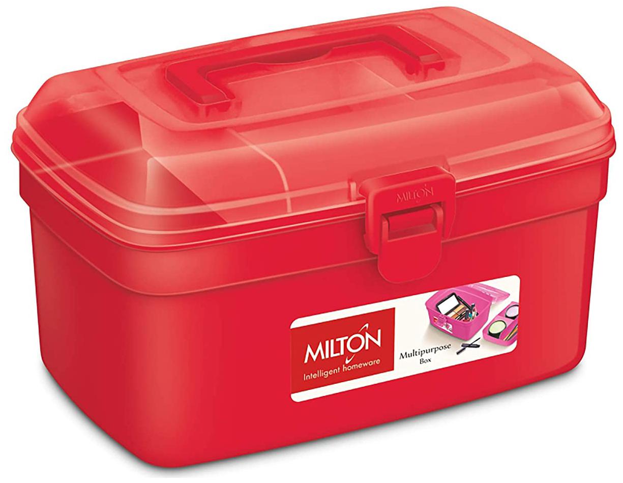 

Milton Multi-Purpose Box Red- 1000 ml Plastic Utility Container