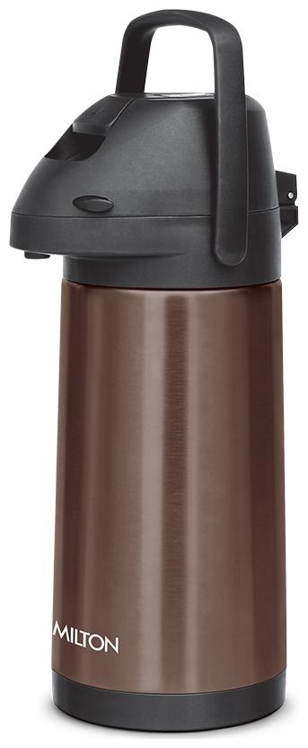 

Milton Pinnacle-3000 Thermosteel Carafe Hot Cold Vacuum Insulated Kettle 3000 ml Coffee Brown