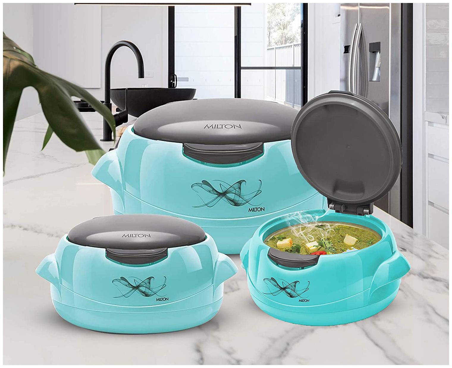 

Milton Microwow One Touch Jr Gift Set Blue Casserole Set Of 3