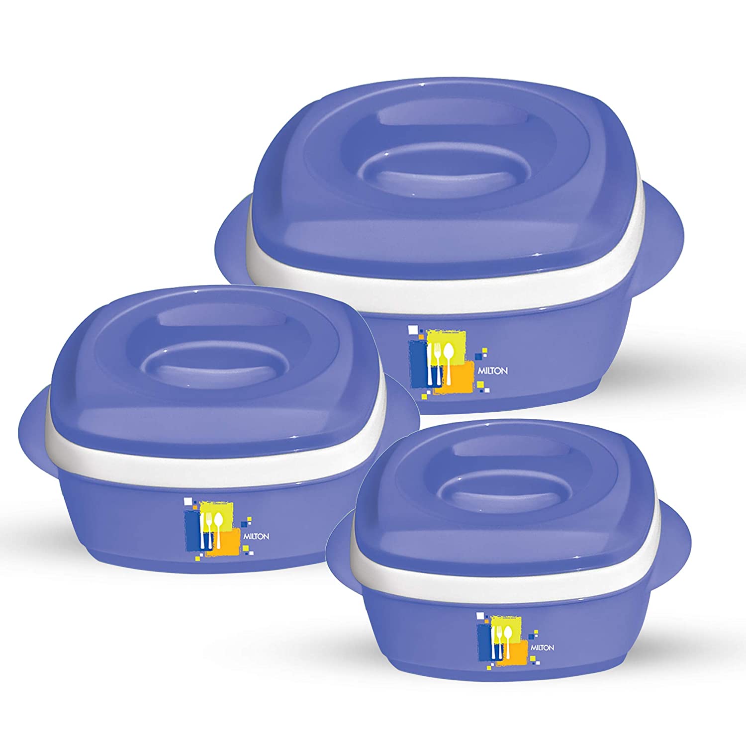 

Milton Milano Jr Gift Set (500 1000 1500) Blue Casserole Set Of 3