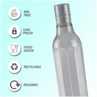 Buy Milton Prism Bottle 1000 Plastic Water Bottle Set Of 1 Grey 1000 Ml Online At Low Prices In India Paytmmall Com