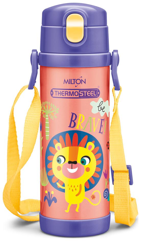 

Milton ROMP 650 Thermosteel Hot Cold Water Bottle Purple 440 ml