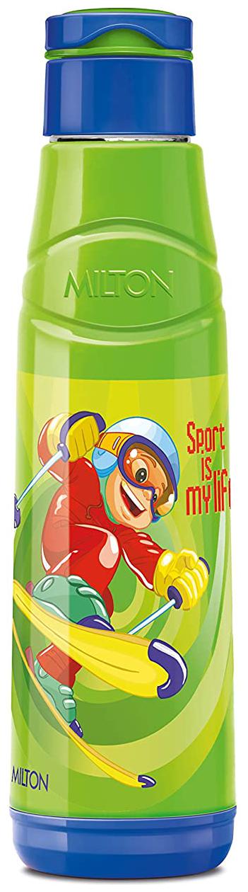 

Milton Steel Speedy 900 Inner Steel Water Bottle for Kids 660 ml Green