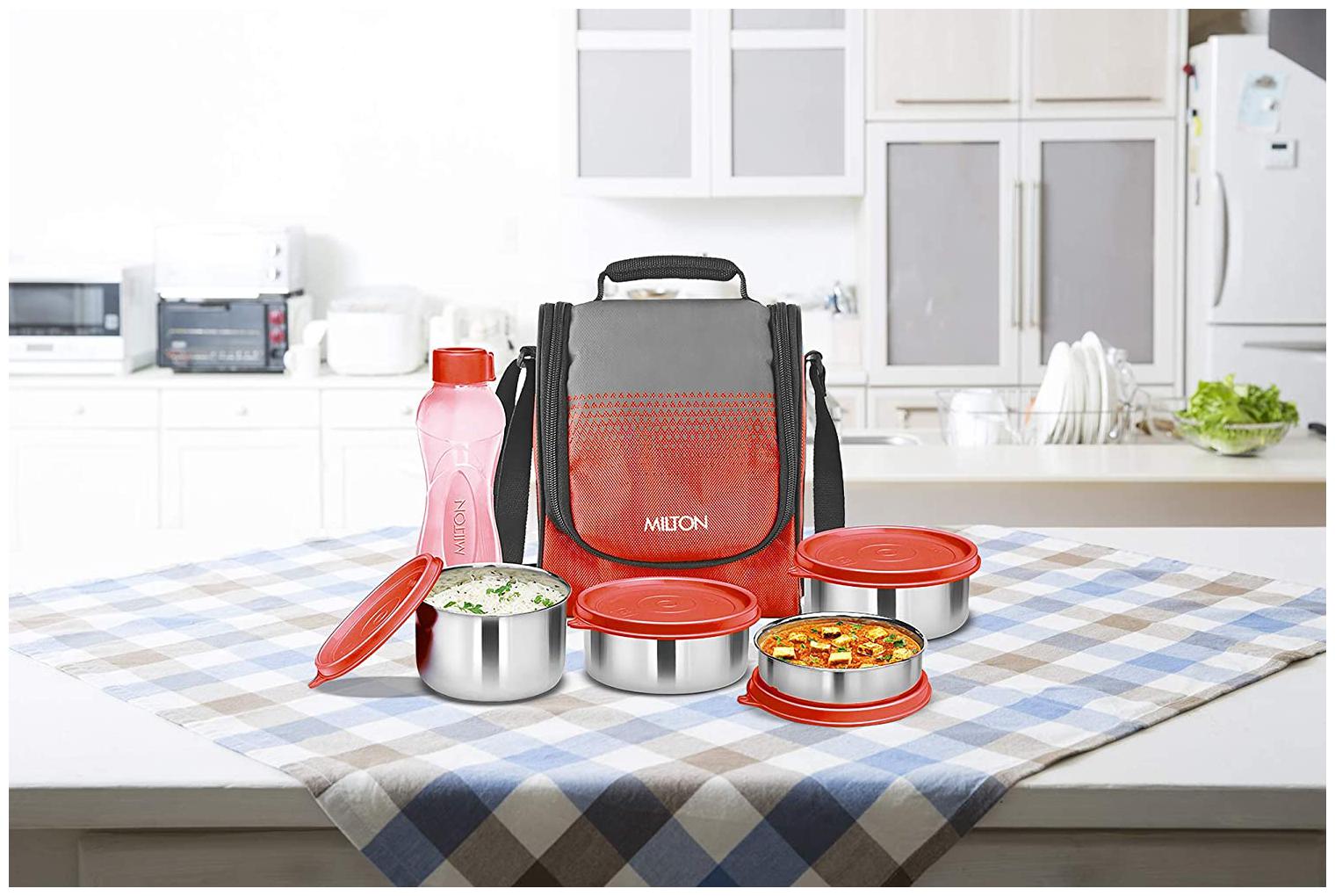

Milton Tasty Lunch 4 Combod Stainless Steel Set of 4