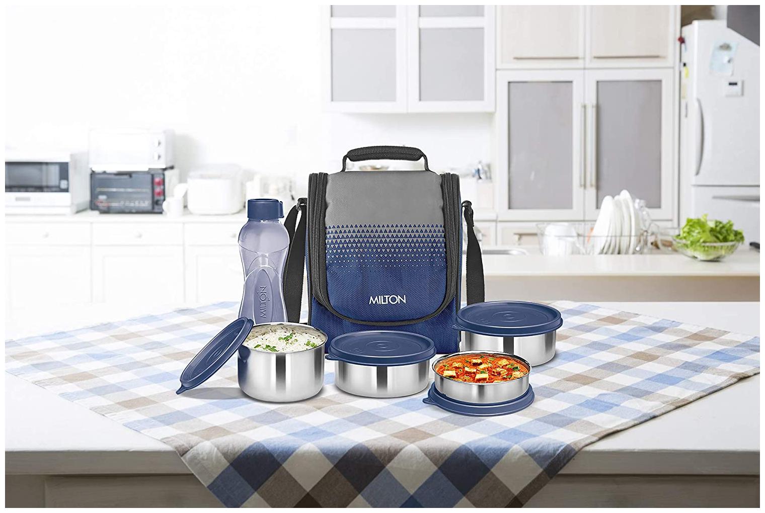 

Milton Tasty Lunch 4 Combo Stainless Steel Set of 4
