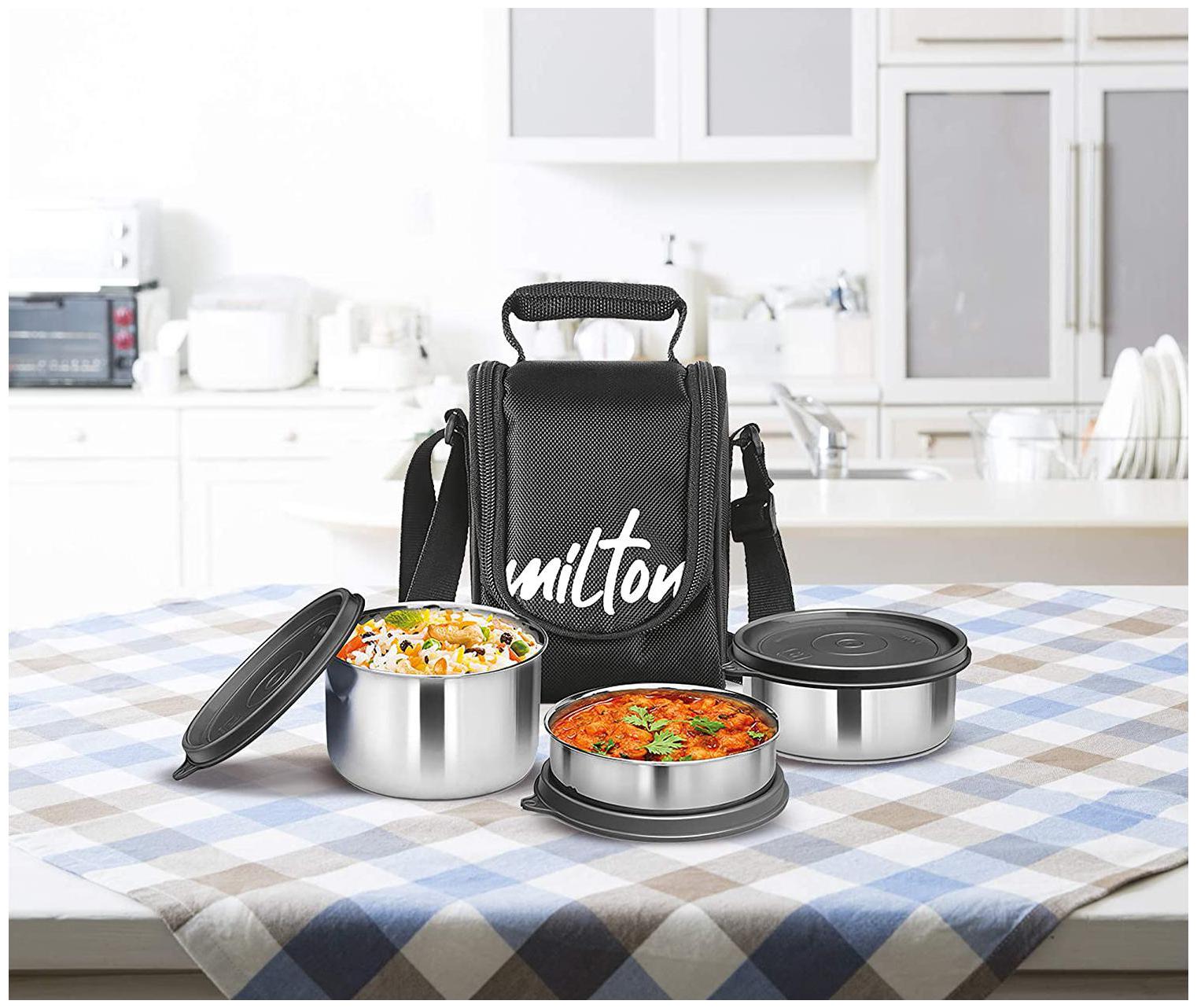 

Milton Tasty Lunch Stainless Steel Set of 3