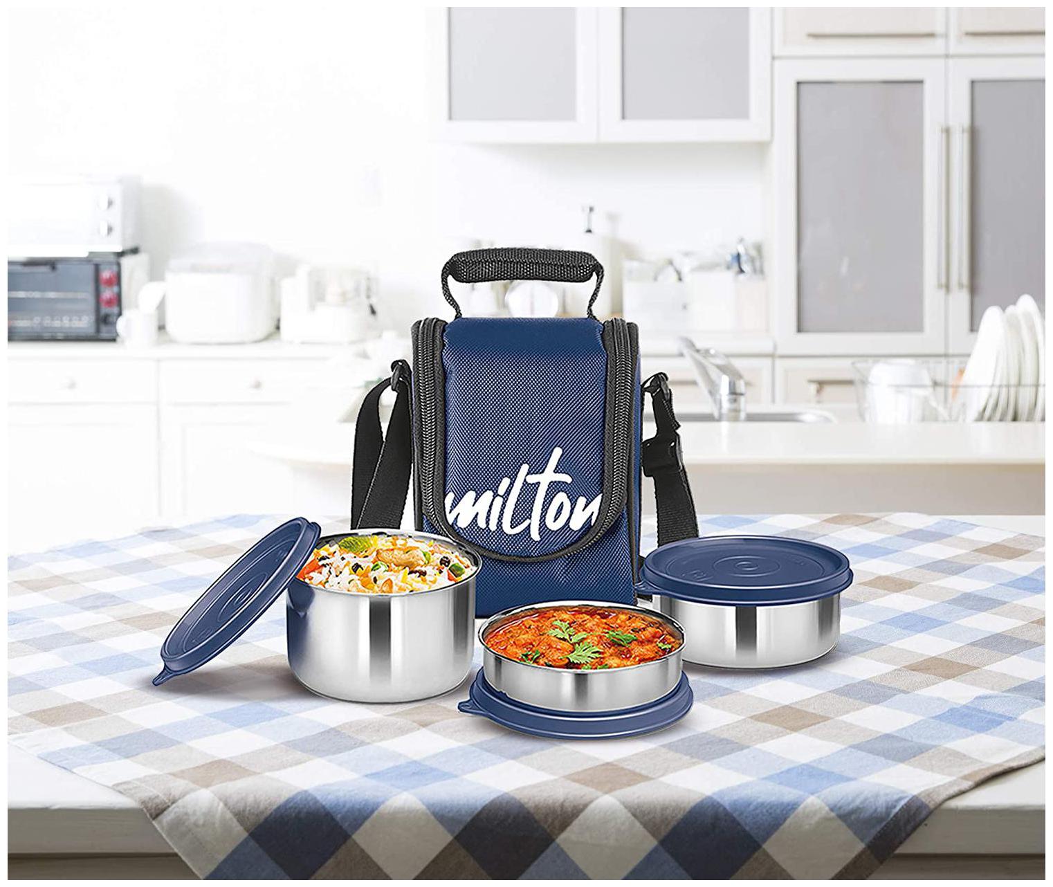 

Milton Tasty Lunch Stainless Steel Set of 3