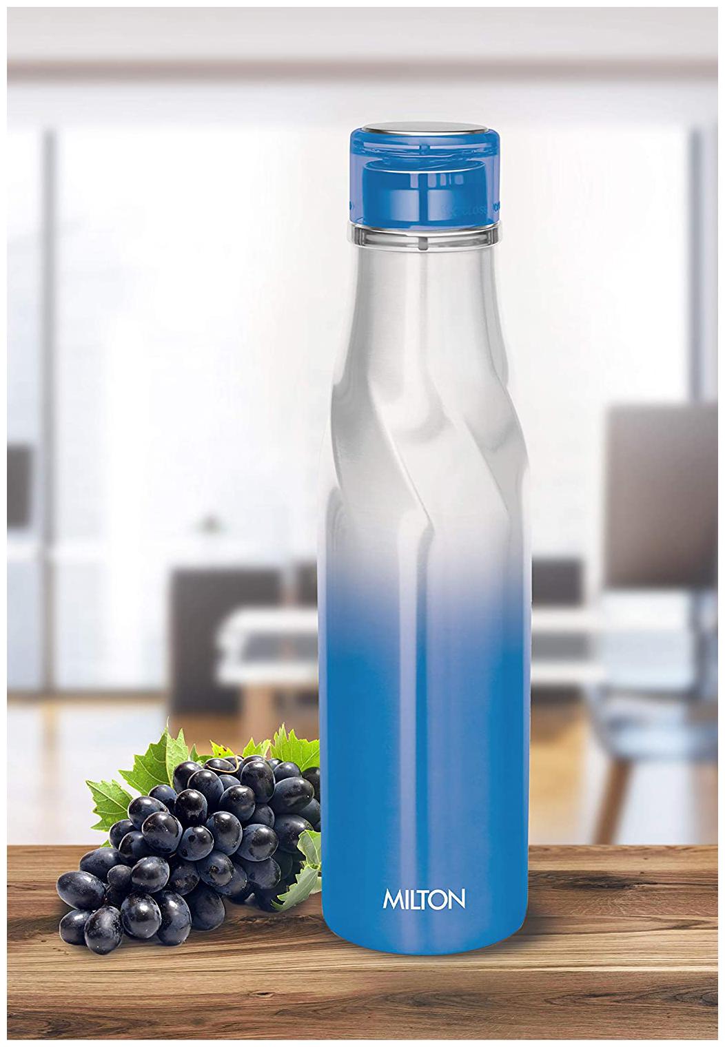 

Milton Thermosteel Spiral 600 Blue Bottle Flask
