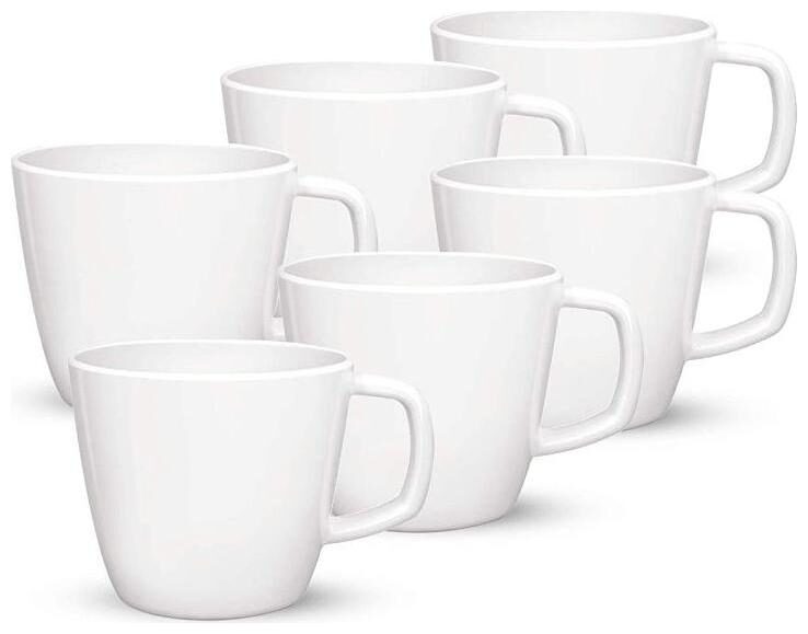 

Milton Vector Melamine Mug Set of 6 100 ml White