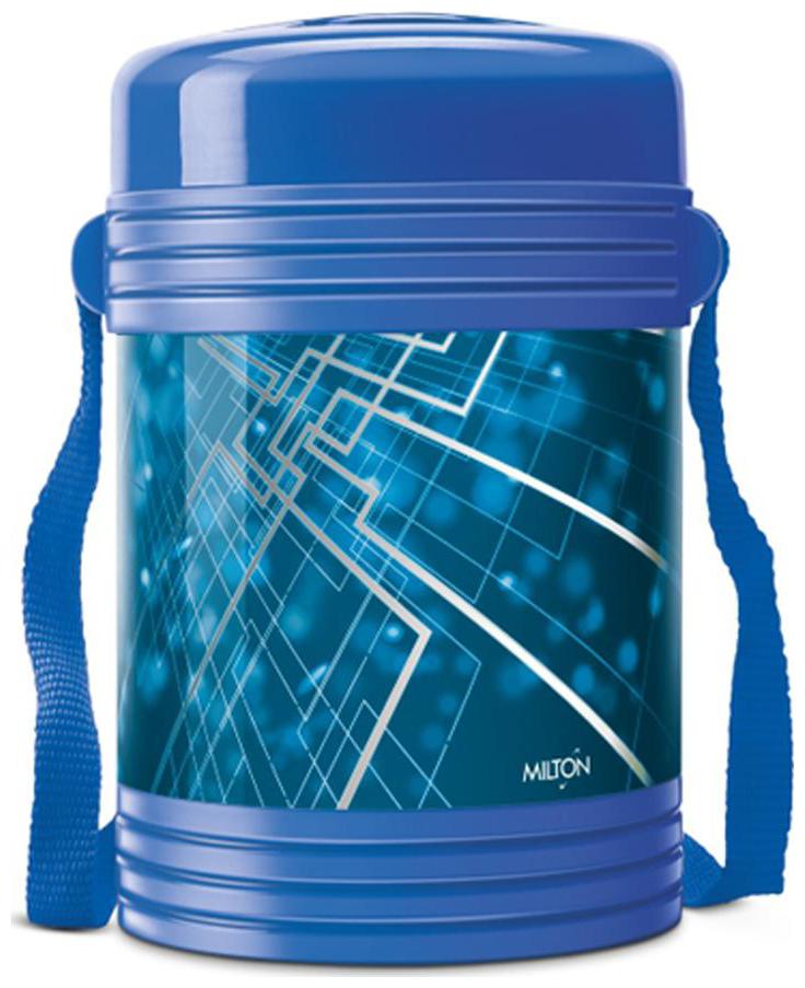 

Milton Vector Deluxe 4 Insulated Stainless Steel Tiffin 4 pc 300ml Each Blue