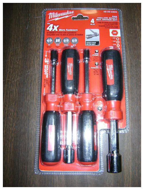 

MILWAUKEE 4 pc Hollow Shaft SAE Nut Driver Set