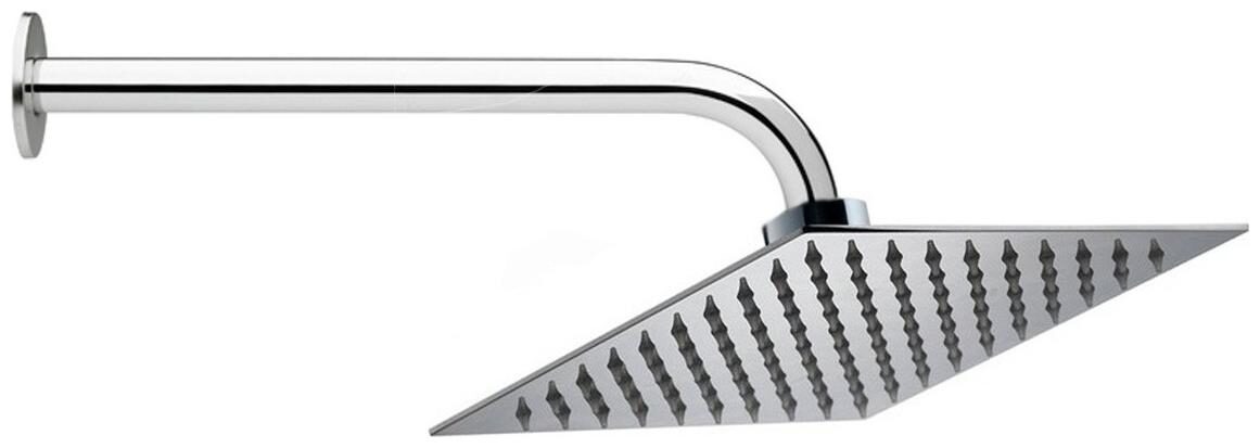 

Mily 8X8 (8inch) ULa Slim Rain Shower Head With 12inch Round Arm