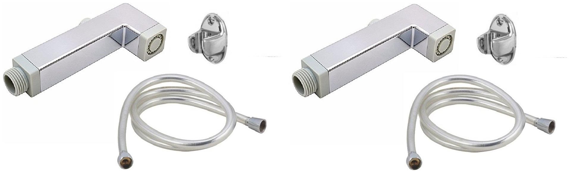 

Mily Wall Mount Abs Health Faucets ( Push Controlled )