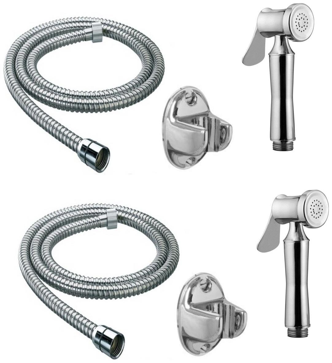

Mily Wall Mount Brass Health Faucets ( Push Controlled )