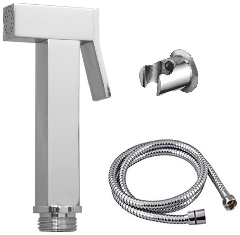

Mily Wall Mount Brass Health Faucets ( Push Controlled )