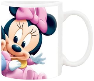 Minnie Mickey Mouse Coffee Mug - Birthday Gift for Kids Ceramic Mug by AshvahTM - Mug-1783