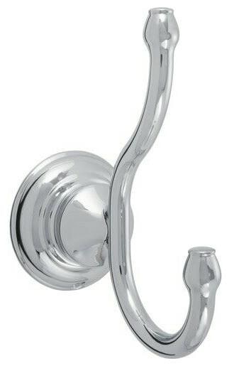 

Mirabelle MIRBERH Chrome Beasley Wall Mounted Double Robe Hook