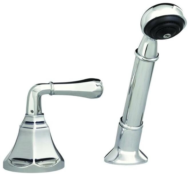

Mirabelle MIRKW2RTD Single Function Deck Mounted Hand Shower - Chrome