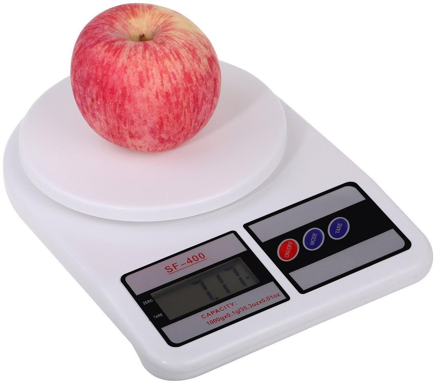 

Mixoma Electronic Digital 10 kg Weight Scale Lcd Kitchen Weight Scale Machine Measure for measuring fruits Spice Food Vegetable And More (Sf-400) Weighing Scale