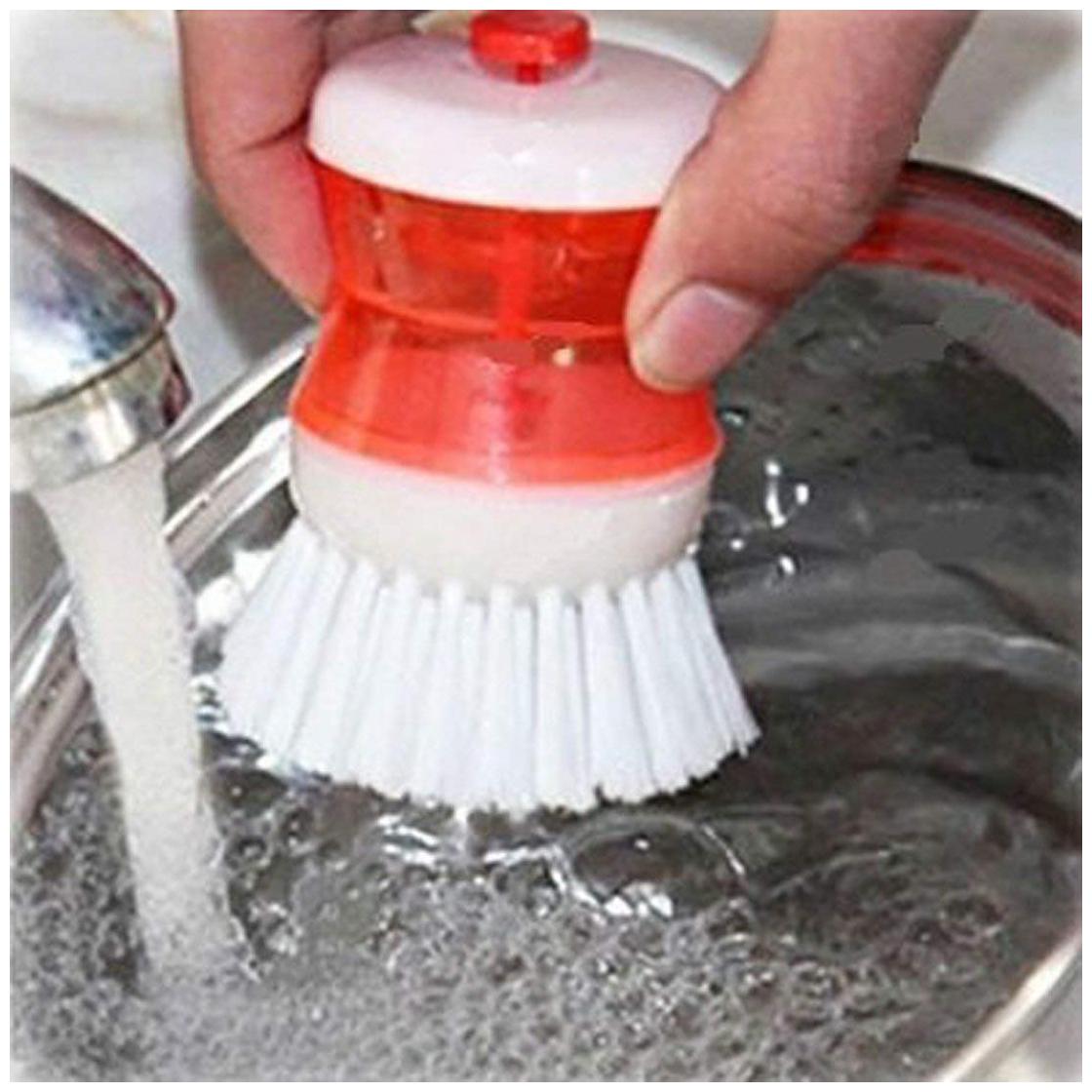 

Mixoma Magic Cleaning Brush with Liquid Soap Dispenser Assorted Colors