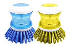 

Mixoma Super Sale Cleaning Brush With Liquid Soap Dispenser Self Dispensing Cleaning Brush (Assorted) 2 pcs