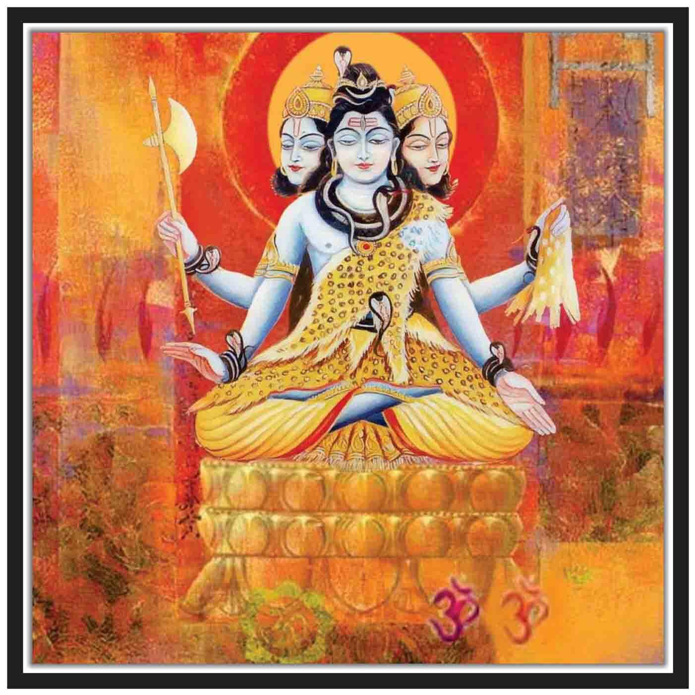 

MJR Poster Painting Style-SPIRITUAL PAINTING Wall Decor-Art Reprint Unframed (rolled) 12x12 inch