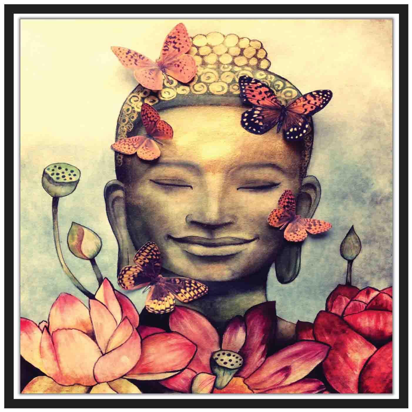 

MJR Poster Painting Style-SPIRITUAL PAINTING Wall Decor-Art Reprint Unframed (rolled) 12x12 inch