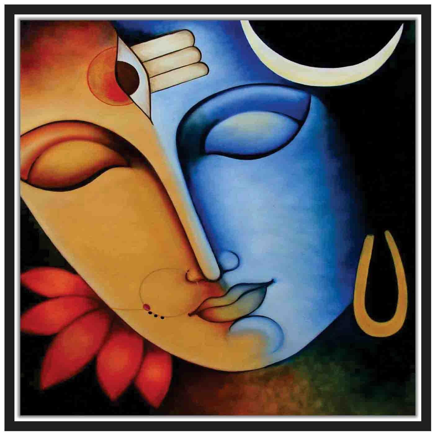 

MJR Poster Painting Style-SPIRITUAL PAINTING Wall Decor-Art Reprint Unframed (rolled) 12x12 inch
