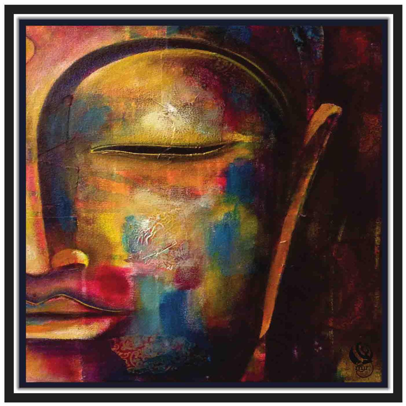 

MJR Poster Painting Style-SPIRITUAL PAINTING Wall Decor-Art Reprint Unframed (rolled) 12x12 inch