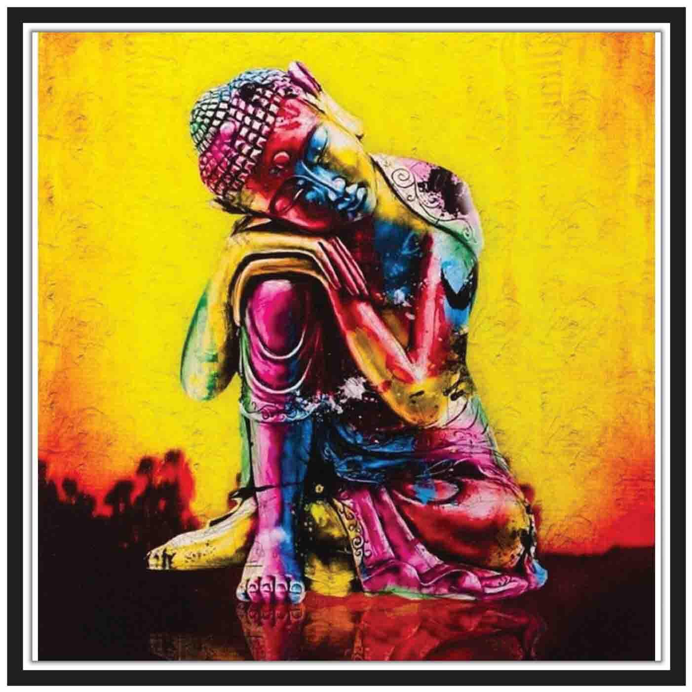 

MJR Poster Painting Style-SPIRITUAL PAINTING Wall Decor-Art Reprint Unframed (rolled) 12x12 inch