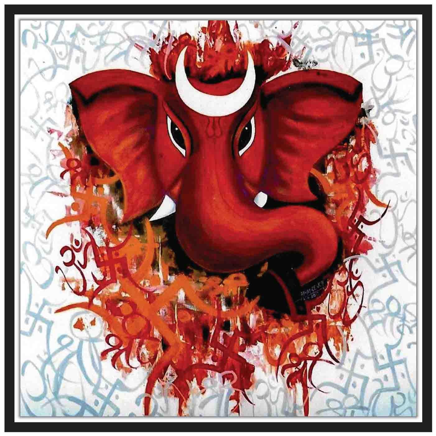 MJR Poster Painting Style-SPIRITUAL PAINTING Wall Decor-Art Reprint Unframed (rolled) 12x12 inches