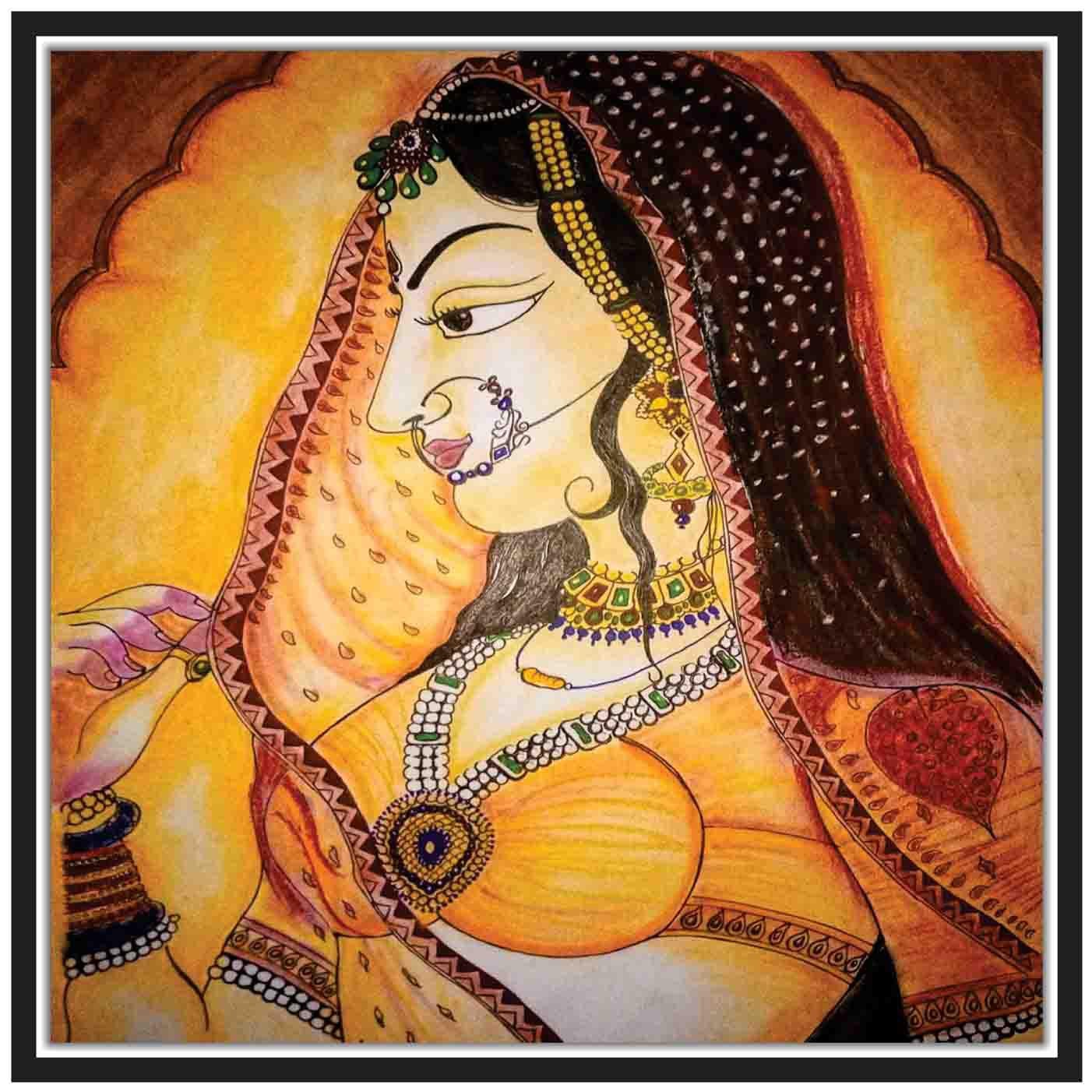 

MJR Poster Painting Style-SPIRITUAL PAINTING Wall Decor-Art Reprint Unframed (rolled) 12x12 inch