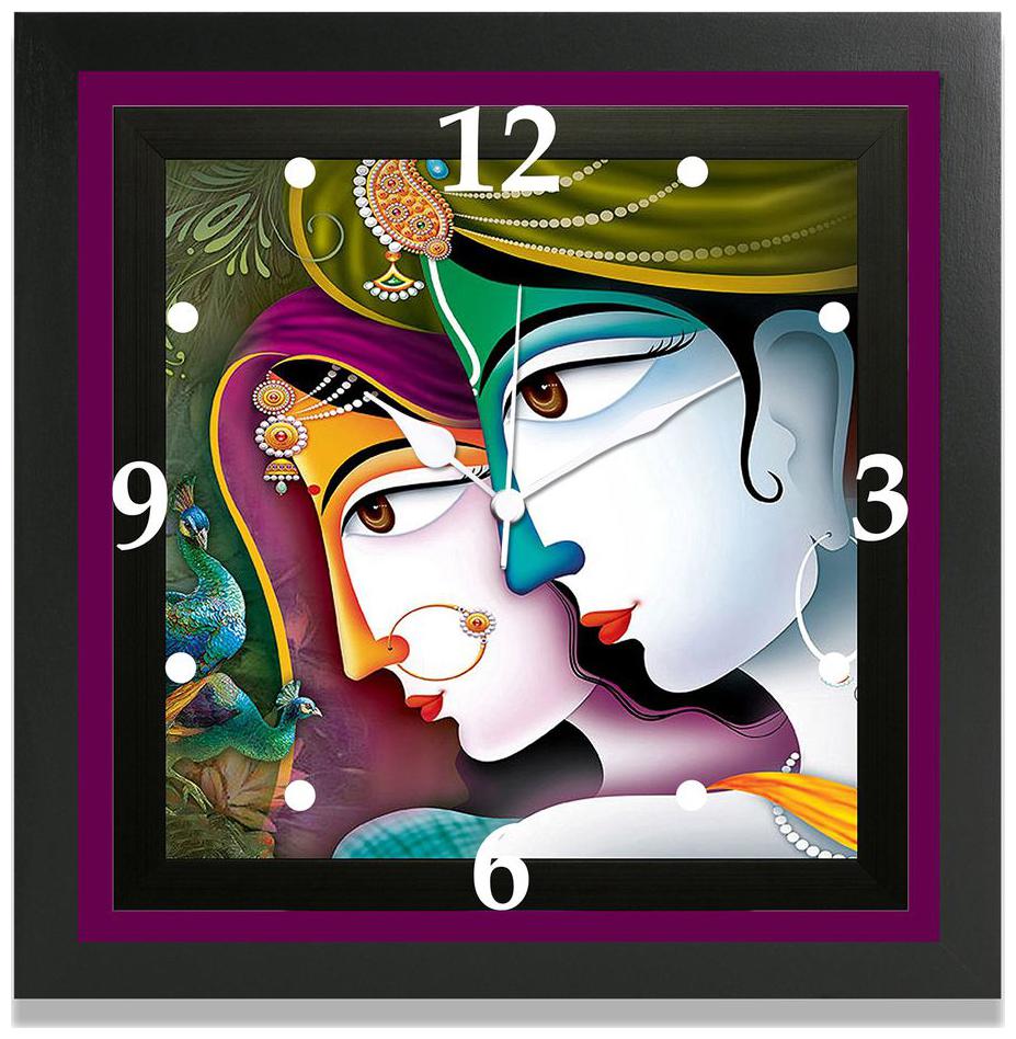 

MJR Mdf with melamine Digital Wall clock ( Set of 1 )