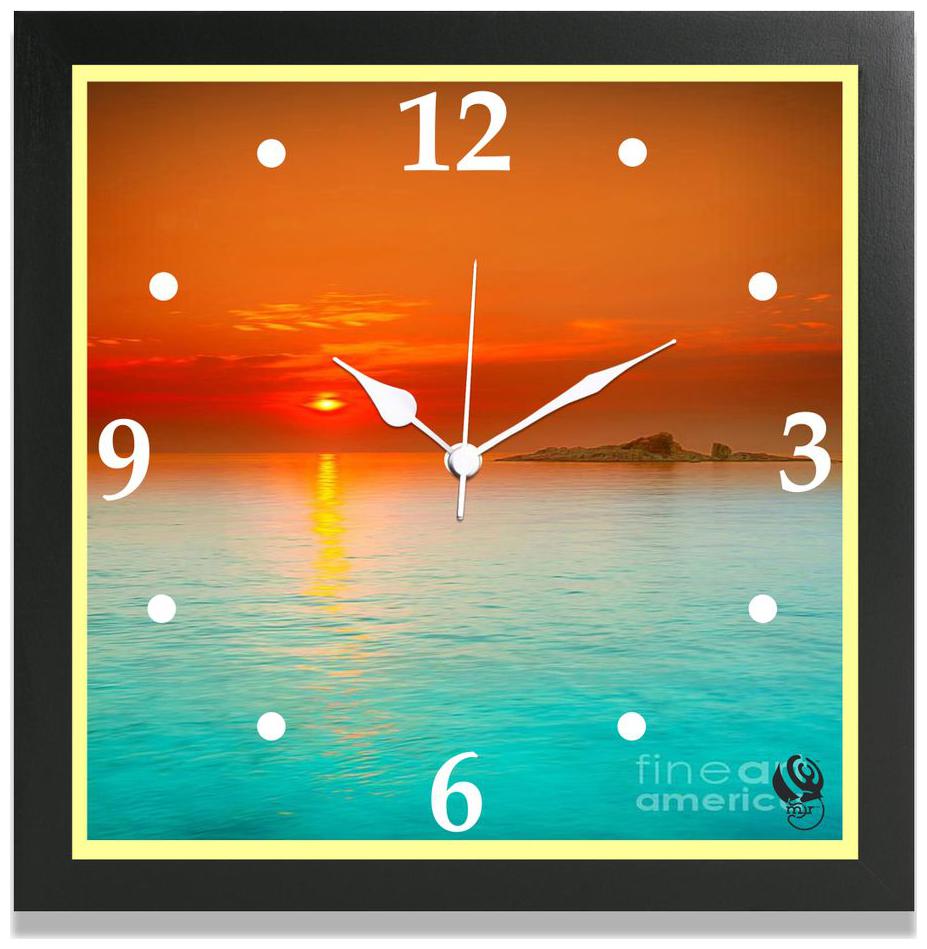 

MJR Mdf with melamine Digital Wall clock ( Set of 1 )