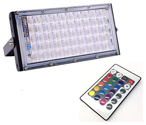 

Mld Rgb Led Flood Light With Remote Waterproof Landscape