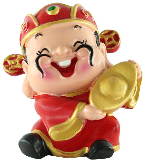 

Mobaccs Fengshui Laughing Buddha With Gold Ingot For Home Decor N Office