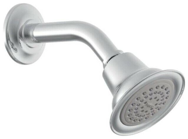 

Moen 2152 Brantford Shower Head Arm And Escutcheon In Polished Chrome