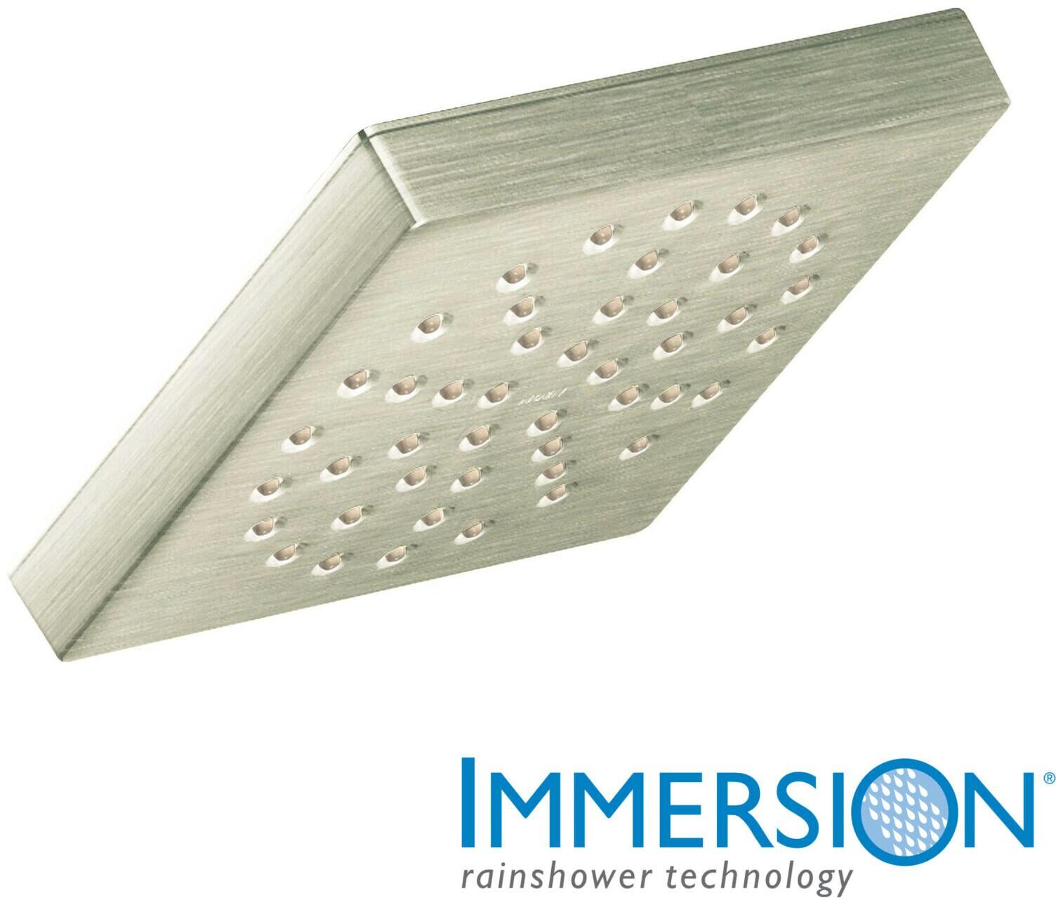 

Moen S6340 6 3 8 Single Function Shower Head - Nickel