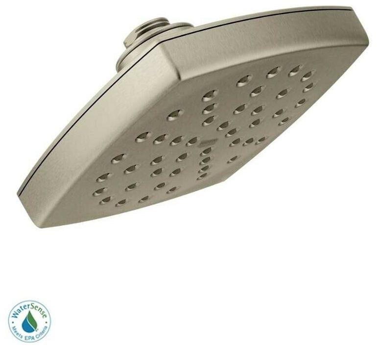 

Moen S6365EP Nickel Voss 6 Single Function Shower Head