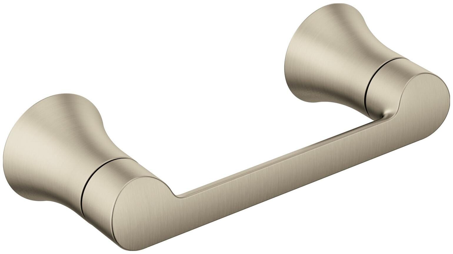 

Moen YB0208 Nickel Doux Wall Mounted Double Post Toilet Paper Holder