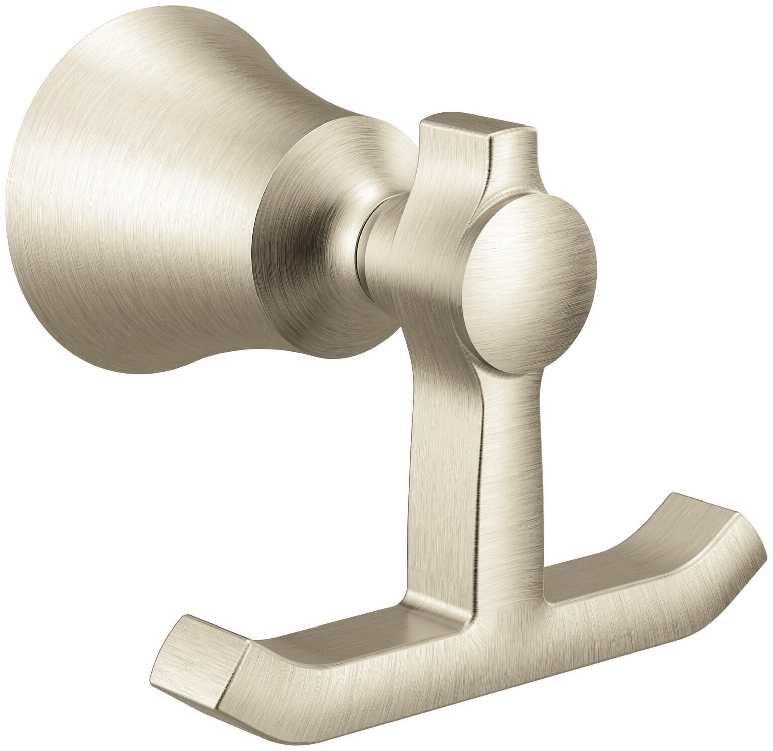 

Moen YB0303 Nickel Flara Wall Mounted Single Robe Hook