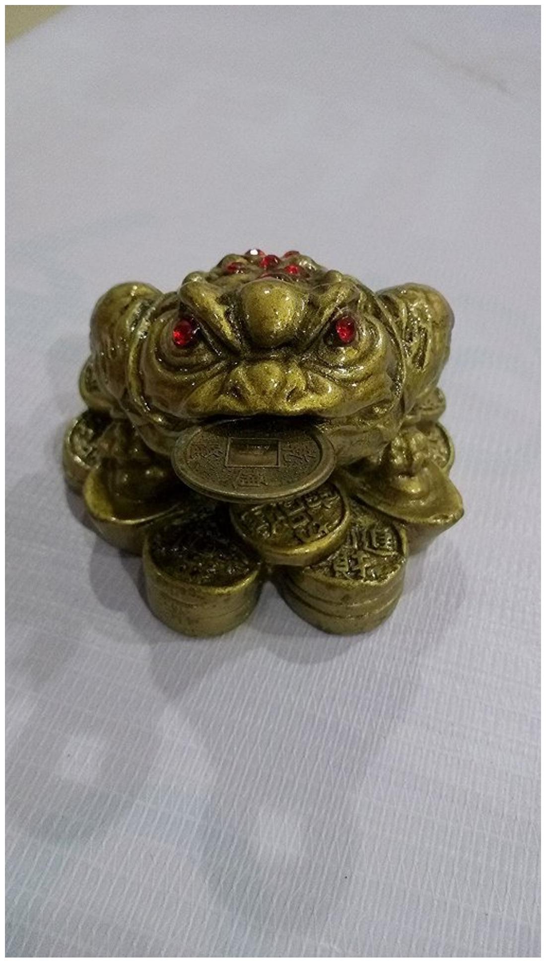 

MOGRAB FENG SHUI MONEY LUCKY FORTUNE WEALTH FROG TOAD COIN
