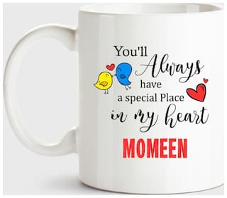 Momeen Always Have A Special Place In My Heart Love White Coffee Name Ceramic Mug
