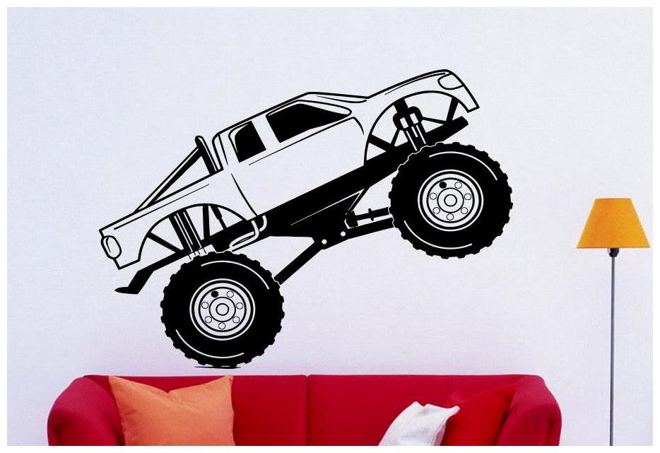 

Monster Truck Wall Decal Vinyl Sticker Big Monster Car Interior Art Decor (5bmc)