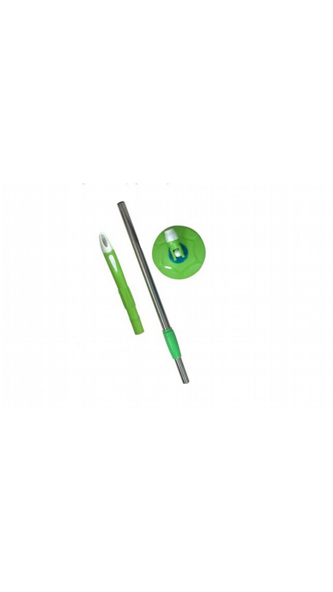 Mop 360° spin ,stainless steel Rod stick Rotating Pole,cleaning mop Green Mop By glitter Collection