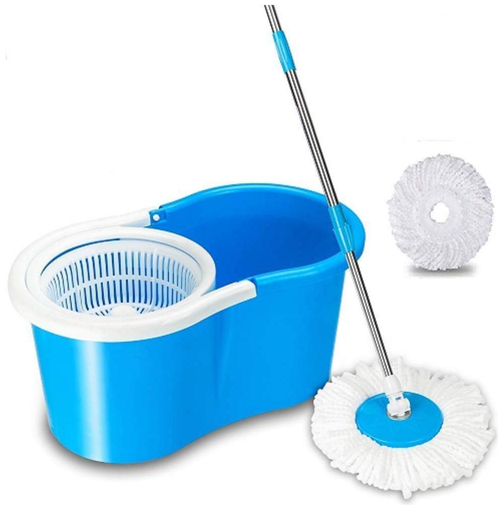 

Spin Bucket Mop with 2 Refills- Super Absorbent Refills for All Type of Floor